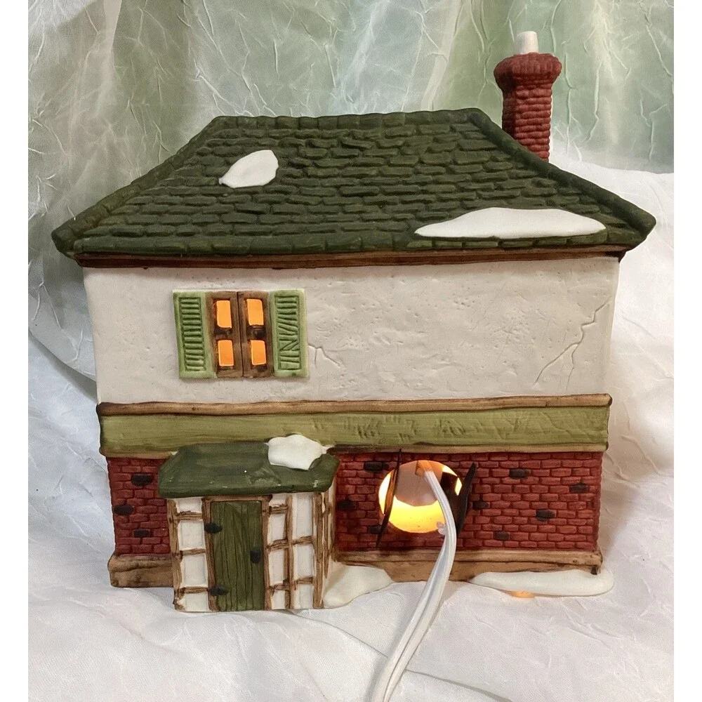 Dept. 56 Dickens Village A Christmas Carol Scrooge & Marley Counting House 1986